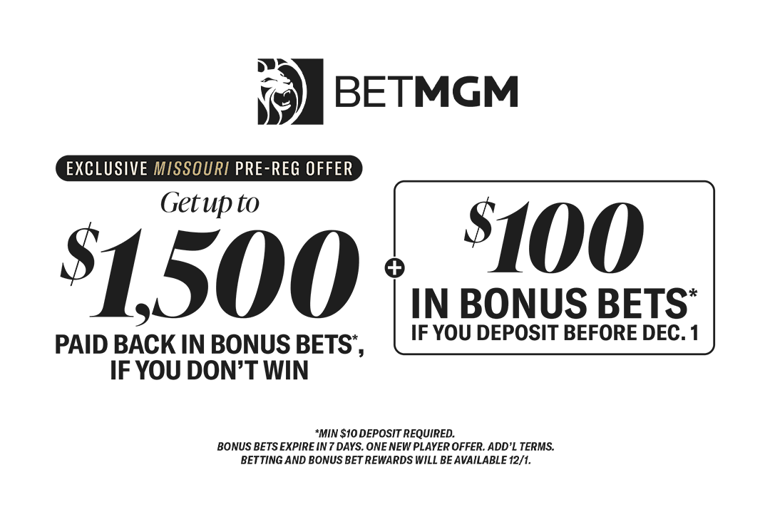 Get Up To $1,500 In Bonus Bets, If You Don’t Win + $100 In Bonus Bets If You Deposit Before December 1
