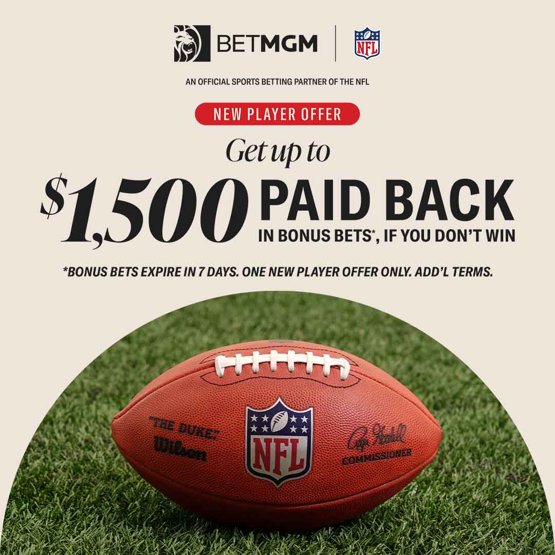 Get Up To $1,500, Paid Back In Bonus Bets, If You Don't Win