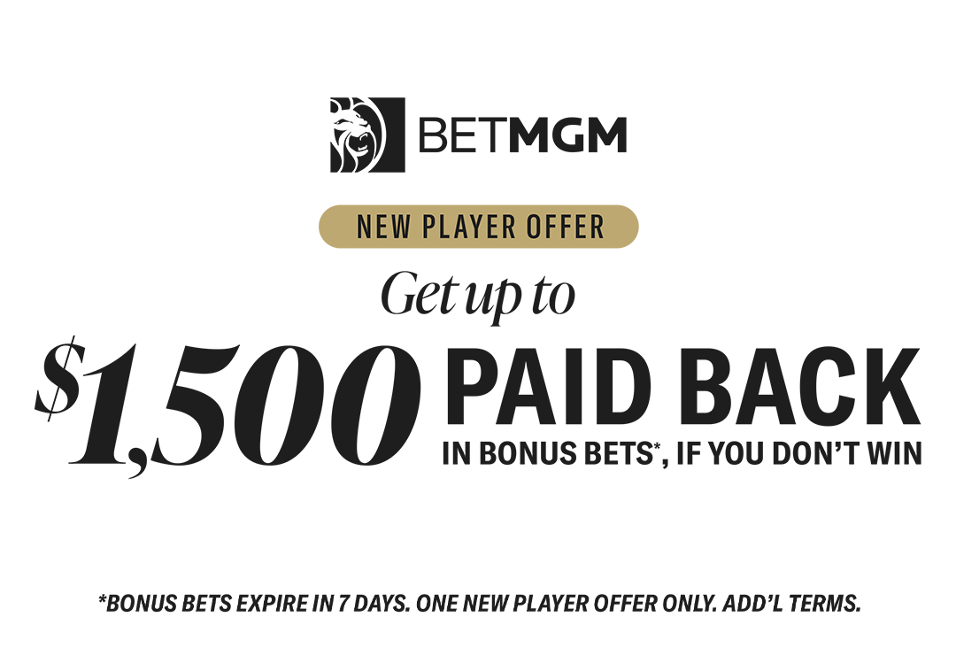 Get Up To $1,500, Paid Back In Bonus Bets, If You Don't Win
