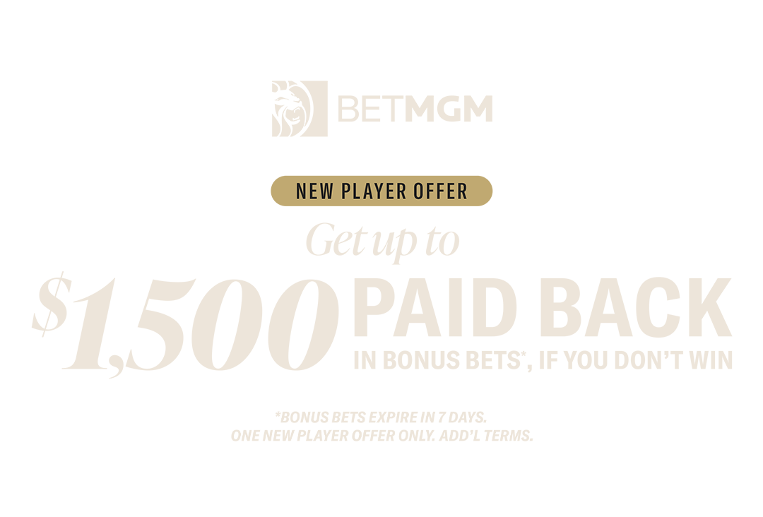 Get Up To $1,500, Paid Back In Bonus Bets, If You Don't Win